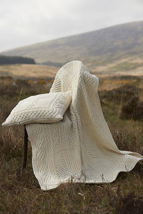 Aran Fairy Tree Throw