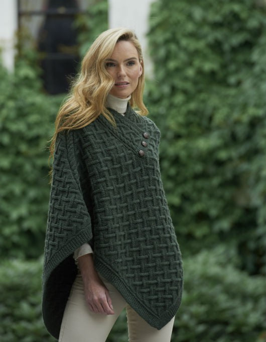 Connemara Cape in Super Soft Merino Wool