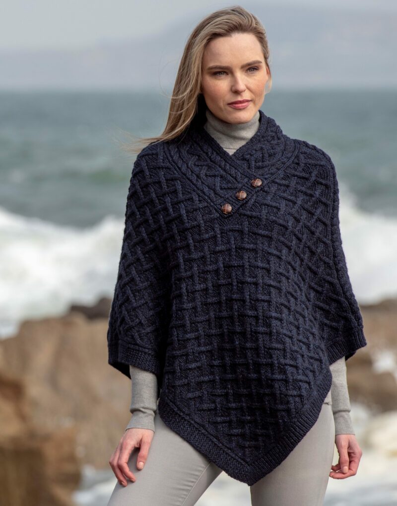 Connemara Cape in Super Soft Merino Wool