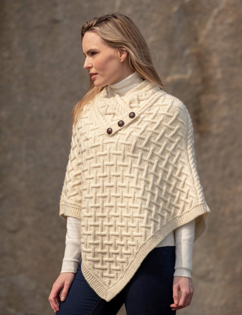 Connemara Cape in Super Soft Merino Wool