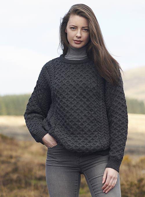 Irish fisherman sweater womens best sale