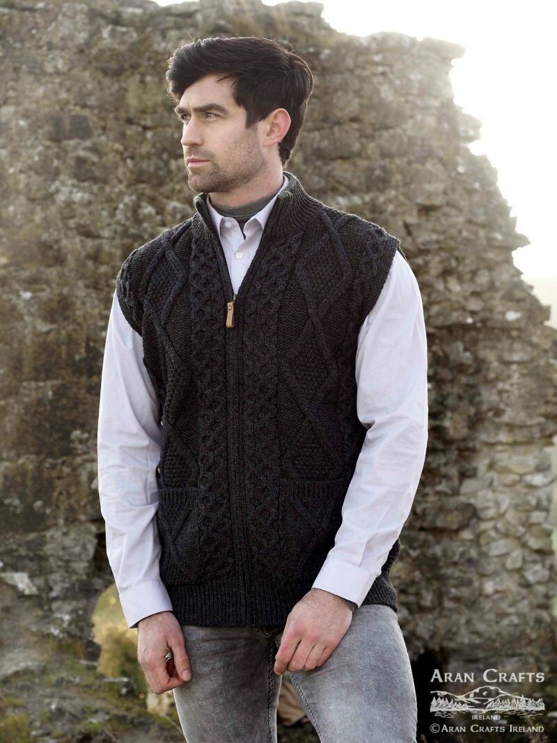 Aran Gilet in Charco