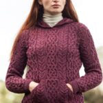 Irish Aran Wool Hooded Sweater